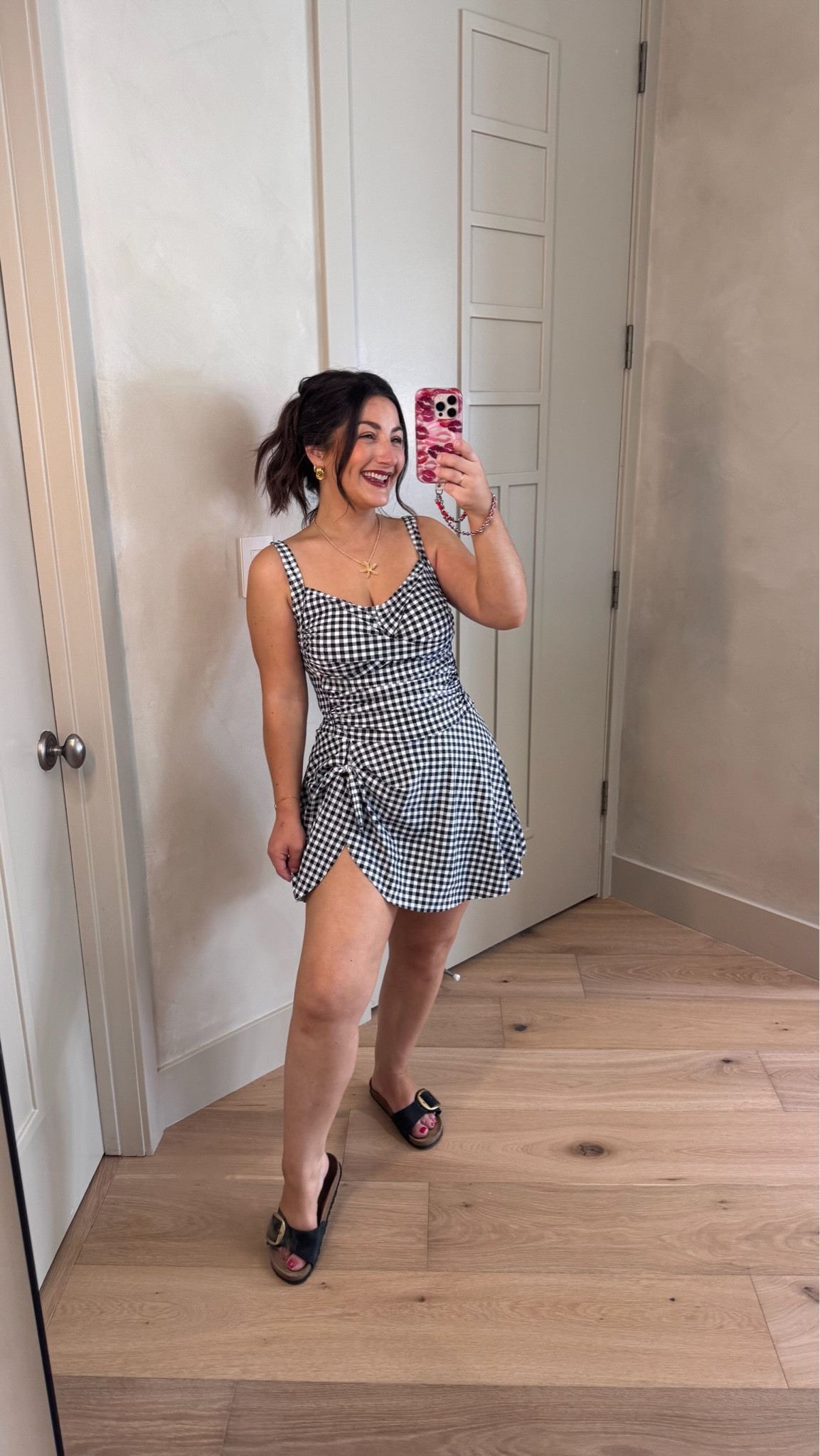 New one piece swim with attached skirt!!
Mom approved bathing suit with coverage! 

Size large - I typically size up in swim! 

5'0" 140lbs

#LTKmomlife #LTKPetite #LTKSwim