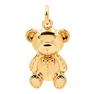 14K Gold Plated Teddy Bear Charm by Bead Landing™ | Michaels | Michaels Stores