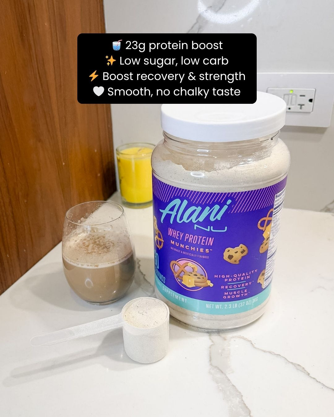 Fuel your day the tasty way 💪✨ with this whey protein powder—aka your new favorite munchies upgrade! Smooth, delicious, and easy to mix, it’s perfect for post-workout shakes or quick protein boosts anytime 💖🥤. Keeps you feeling full, energized, and ready to take on anything 👀🔥. Trust me, this is the kind of treat your fitness routine needs 💕

#wheyprotein #proteinpowder #fitnessfuel #postworkout #healthylifestyle #fitlife #gymessentials #nutrition #wellnessessentials #proteinshake #musclefuel #healthyeating #fitnessgoals #cleaneating #dailyfuel #workoutmotivation #fitnessjourney #snacksmart #healthychoices #fitinspo #ltkhealth #wellnessroutine #proteinboost #active lifestyle #ltkfinds 

 