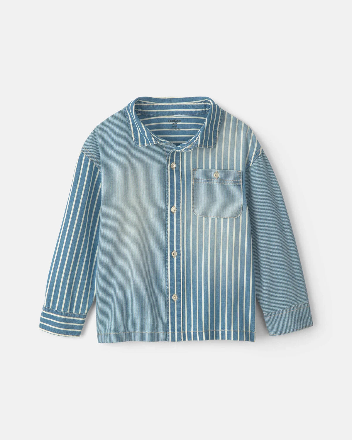 Boys Hickory Button-Down Shirt - Blue | Carter's Inc