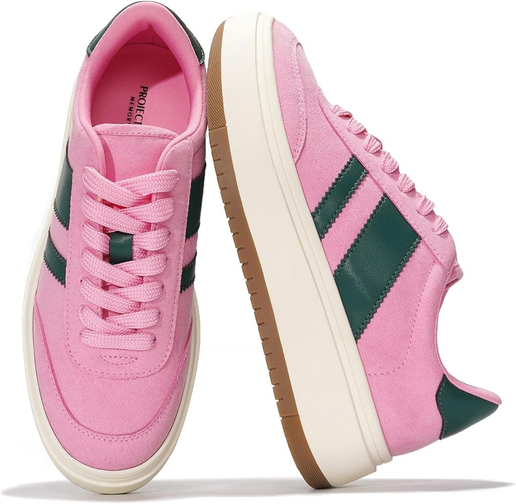 Project Cloud Sneakers for Women - Lace Up Women's Fashion Sneakers Memory Foam Insole Womens Sne... | Amazon (US)