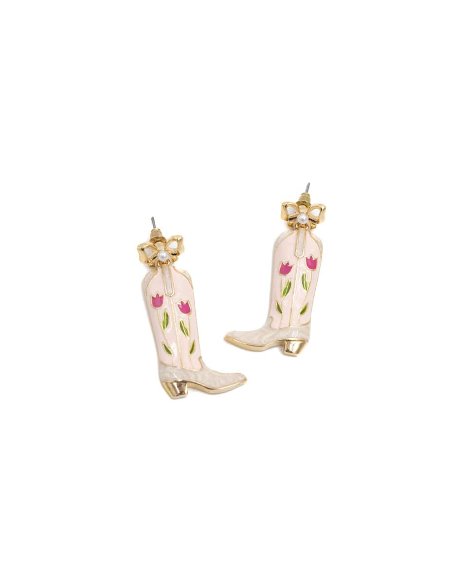 Better With Blooms Boot Earrings | Packed Party