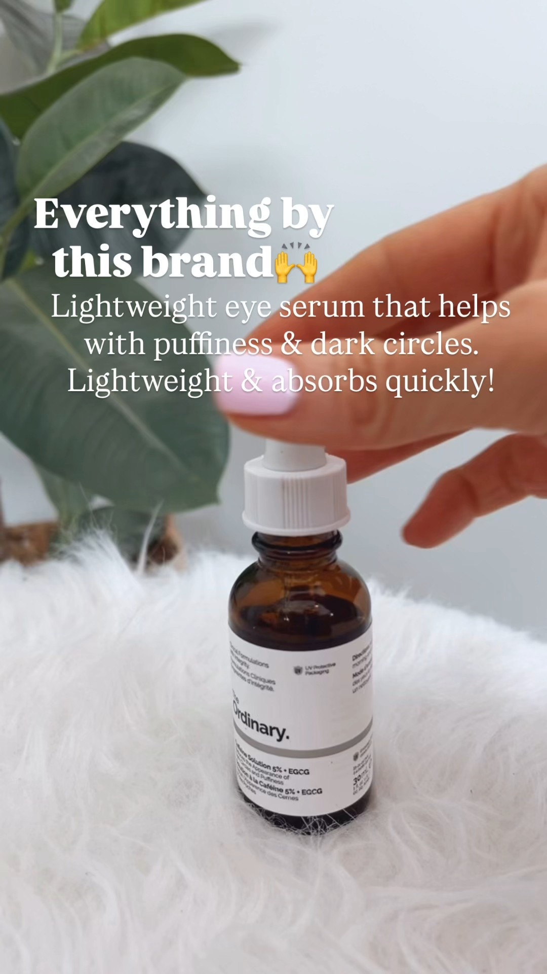 Ordinary Caffeine Solution 5% + EGCG, Depuffing Eye Serum for Dark Circles and Tired Eyes

#LTKmomlife #LTKBeauty #LTKmorningroutine