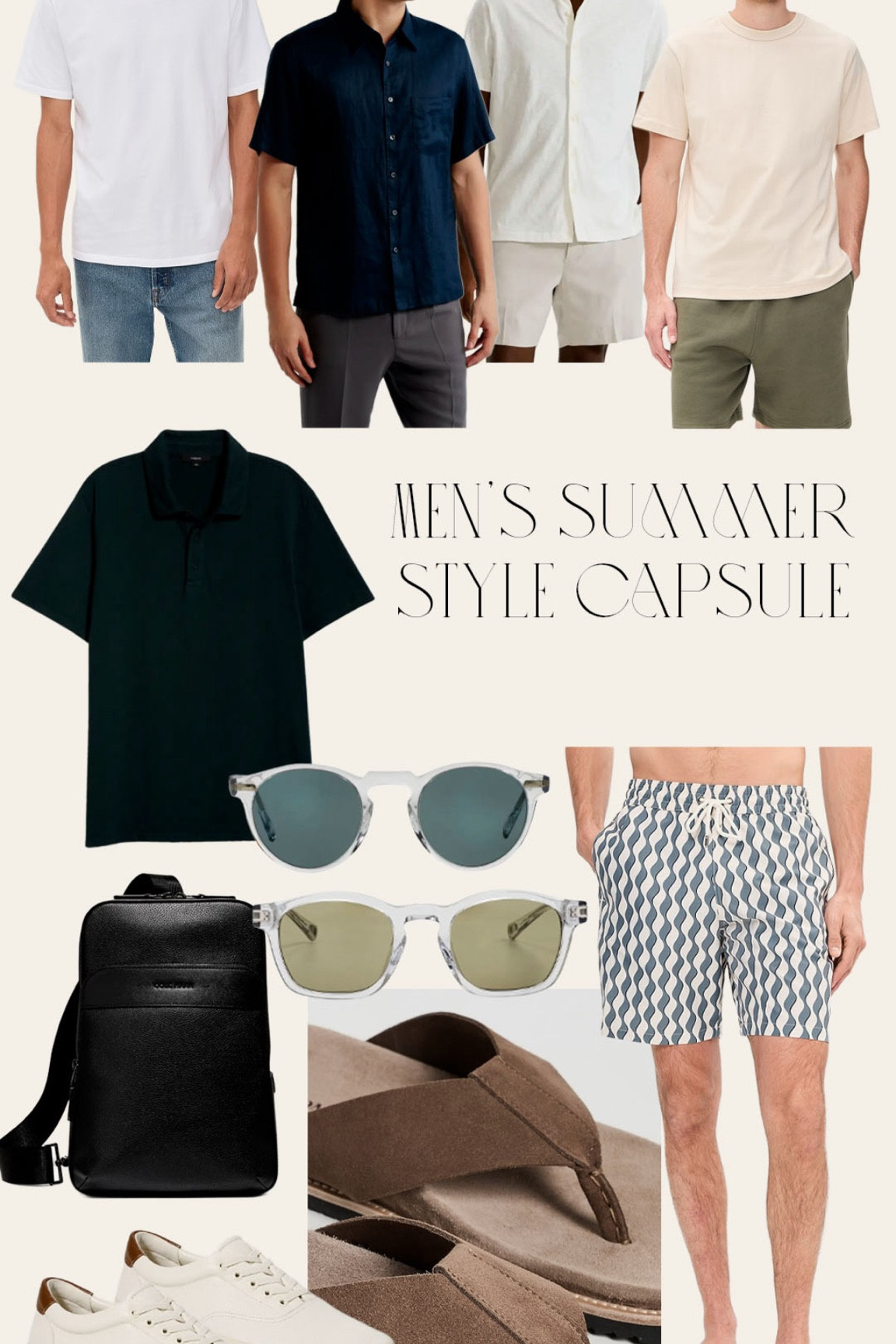 Summer style staples for the guys. If you guys don’t like to shop like mine and you were refreshing their wardrobe for summer, these are all practical pieces that they will remix a ton of different ways. Definitely classic but also slightly elevated just good quality staples.

#LTKTravel #LTKSeasonal #LTKMens