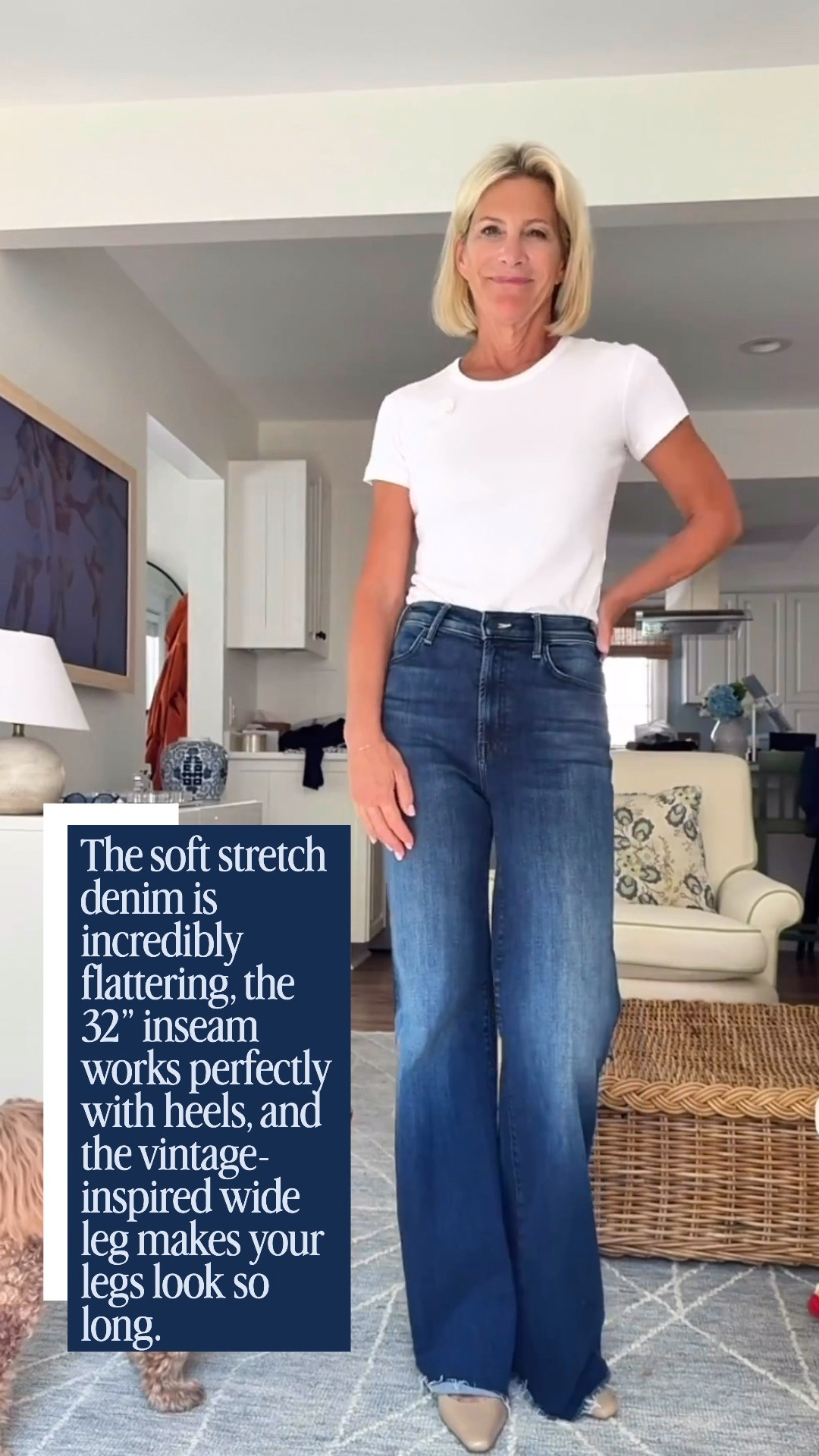 These high-waisted wide leg jeans are one of my favorite premium denim finds from the Nordstrom Anniversary Sale. The soft stretch denim is incredibly flattering, the 32” inseam works perfectly with heels, and the vintage-inspired wide leg makes your legs look so long.

👩‍💻 LTK PRO TIPS
❤️ Heart = Support my posts ;-)
🔖 Save = Get sale & restock alerts for the things you love!
📋 Lists = Keep favorites organized (List ideas: Christmas, Birthdays, and Vacations!)
📲 Share = Send lists and products to a friend (or your daughters like me).
💬 Comment = Ask me anything, and I’ll answer. ;-)

#LTKootd #LTKOver40 #LTKSaleAlert