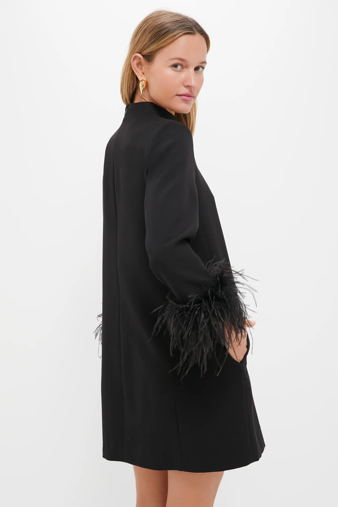 Black Feather Mod Ellie Dress | Tuckernuck (US)