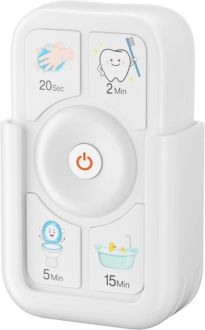 Kids Timer for Tooth Brushing, Washing, Toilet & Shower White | Amazon (US)