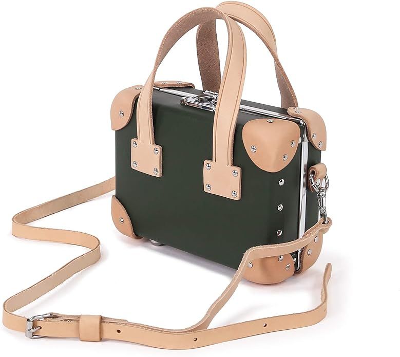 urecity Luxury Vintage Genuine Leather Crossbody or Shoulder Handbag Handcrafted | Amazon (US)
