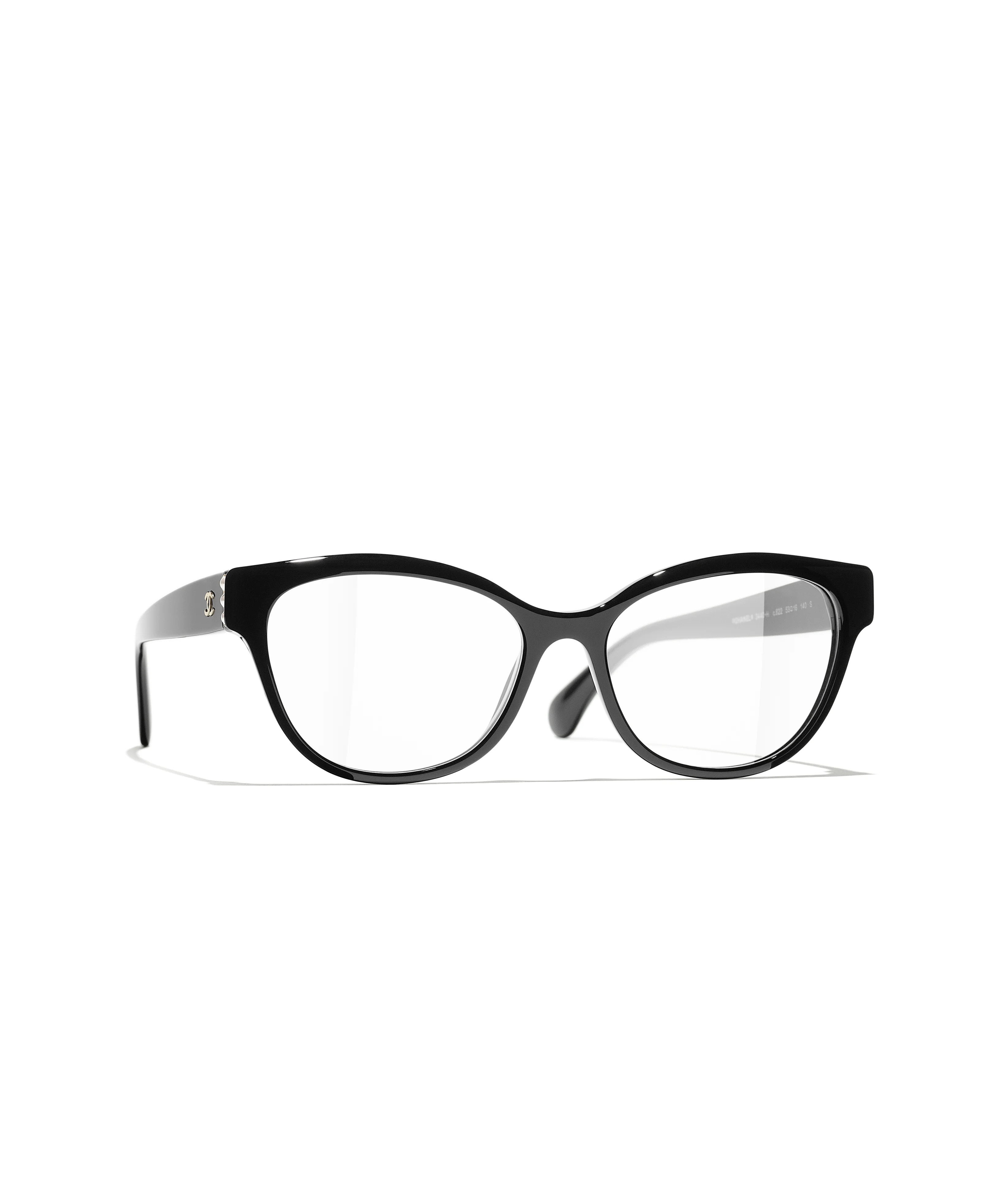 CHANEL Eyeglasses: Butterfly Eyeglasses, acetate & glass pearls — Fashion | CHANEL | Chanel, Inc. (US)
