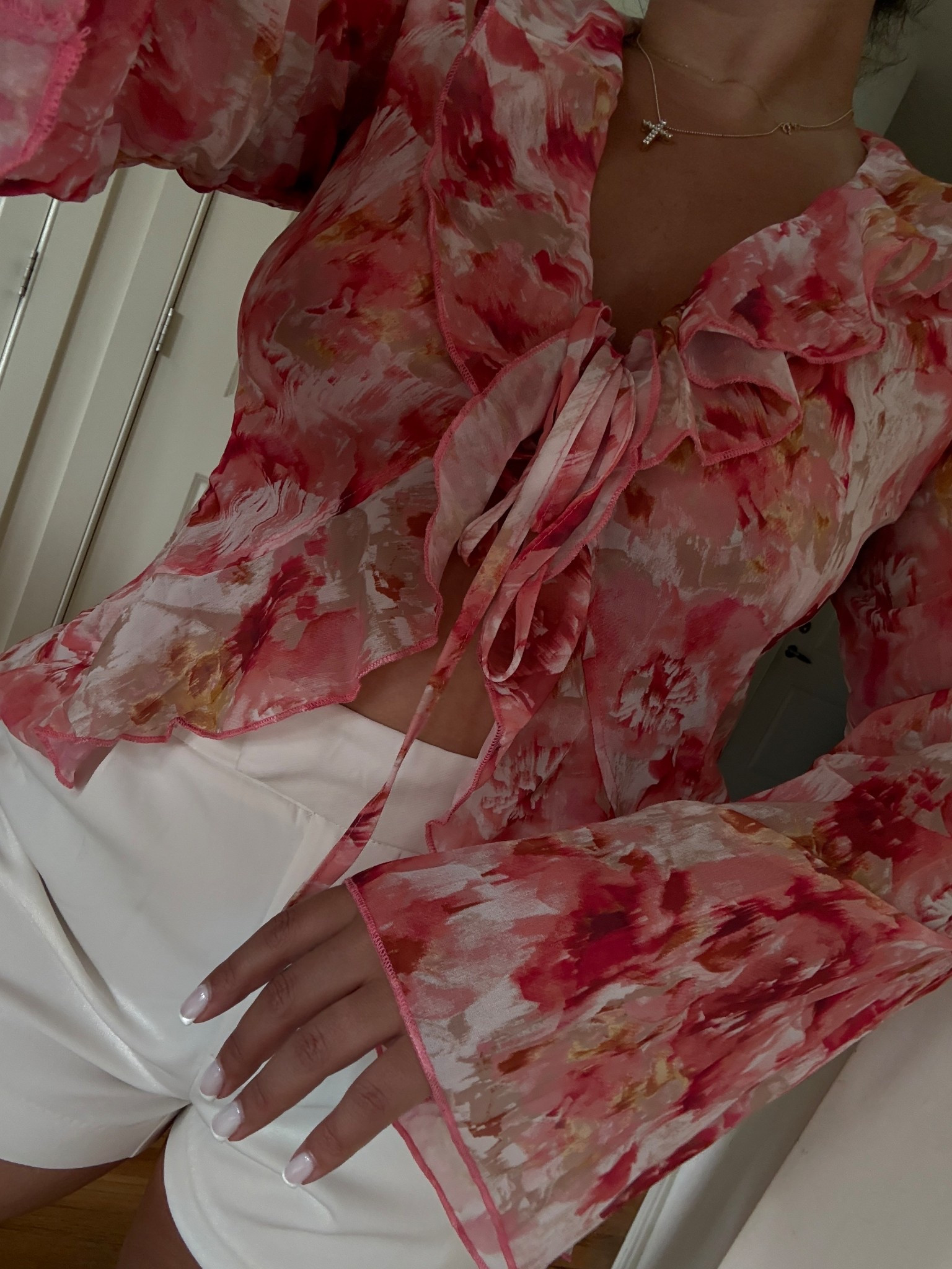 Such a cutie top😍perfect for a summer brunch💖 - wearing a size L

#LTKFindsUnder50 #LTKStyleTip #LTKMidsize