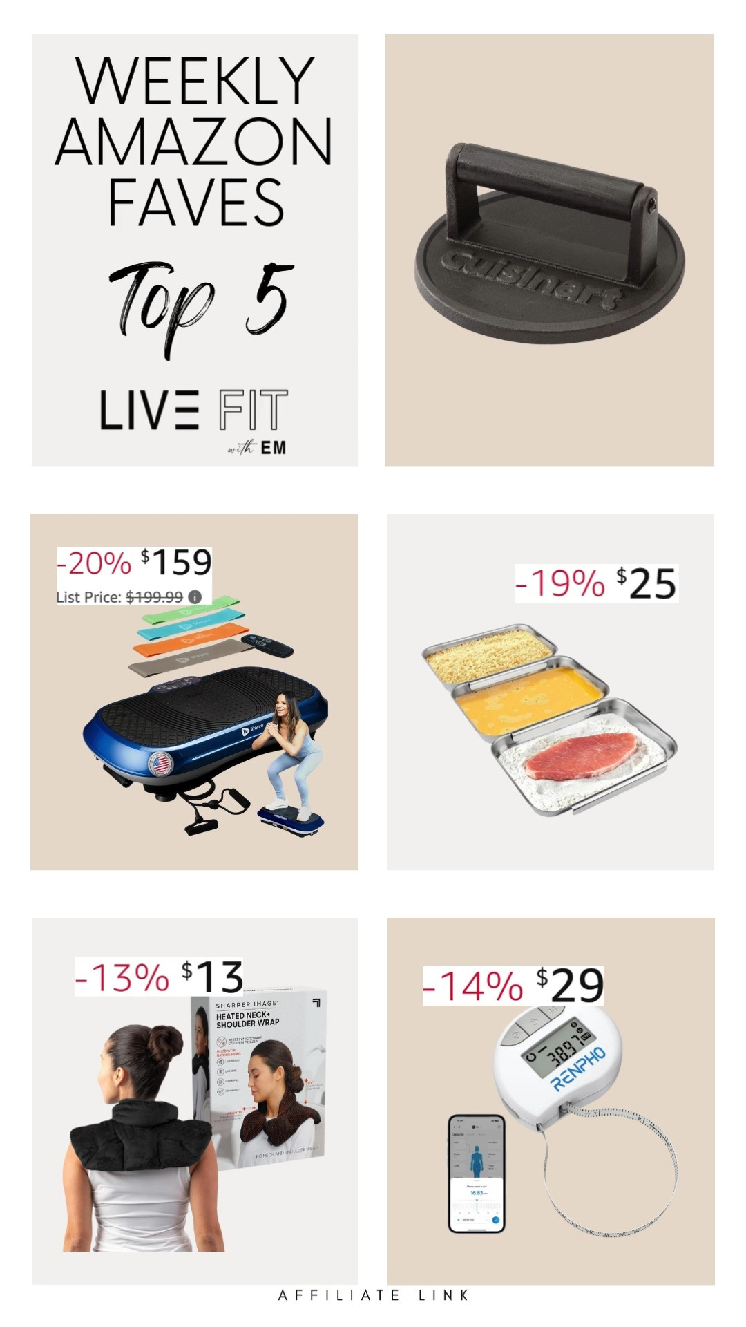 Check out my top Amazon faves this week! From workout gear to kitchen essentials, these picks will help you stay active and cook up a storm. Happy shopping! 🏋️‍♀️🍳

#AmazonFavorites #WorkoutGear #KitchenEssentials #HealthyLiving #ShoppingList #FitnessGoals #MealPrep #HealthyEating
 

 #LTKGiftGuide #LTKHome #LTKSaleAlert