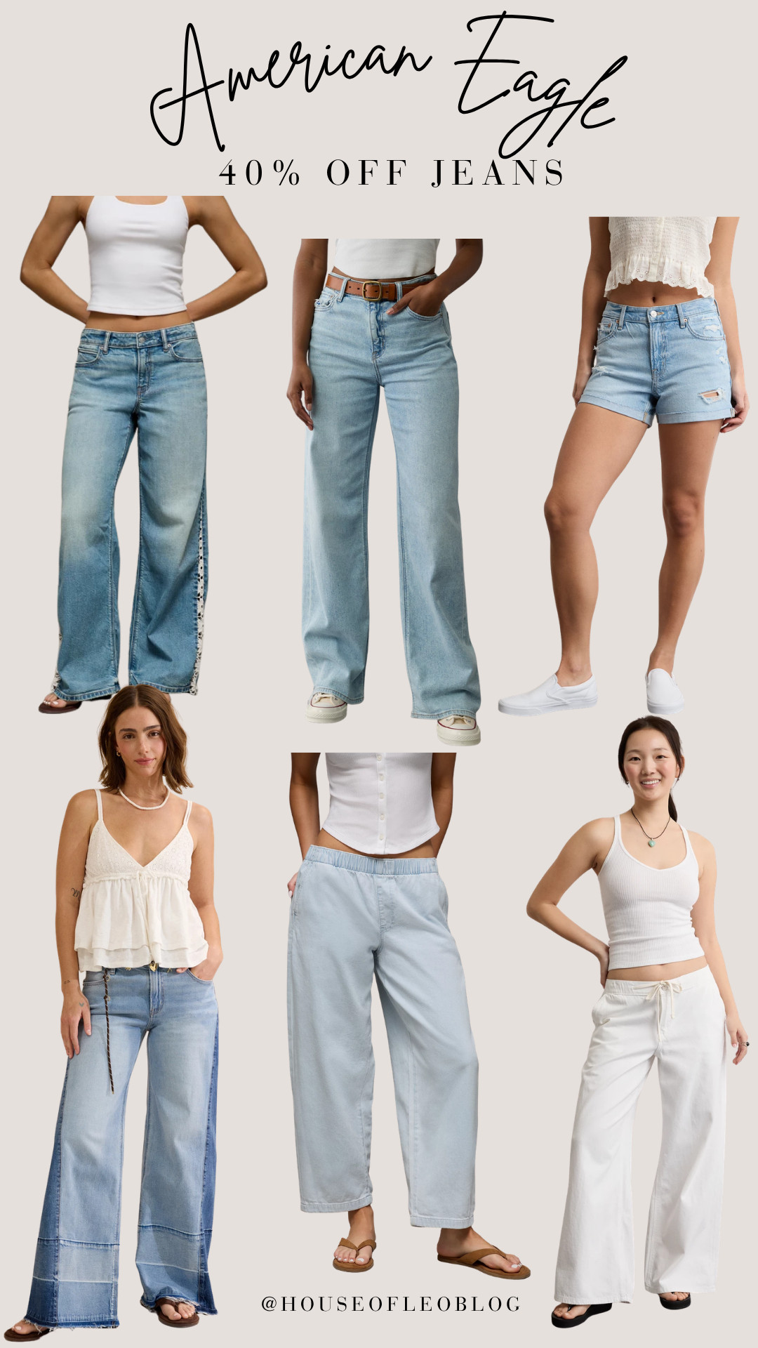 40% off jeans at American Eagle!

#LTKSaleAlert
