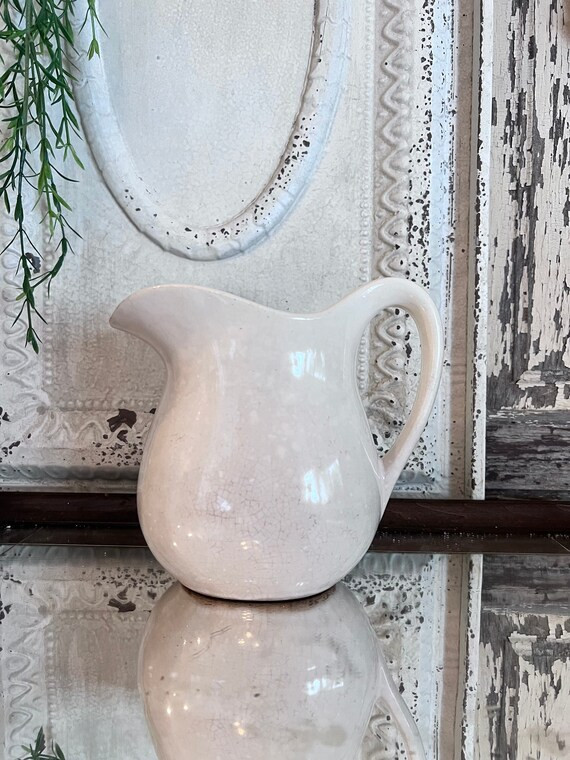 Vintage Teastained Ironstone  Pitcher | Etsy (US)