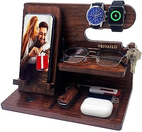 Gifts for Men Women Brother Boss Boyfriend Him Nightstand Organizer Gifts for Dad from Daughter S... | Amazon (US)
