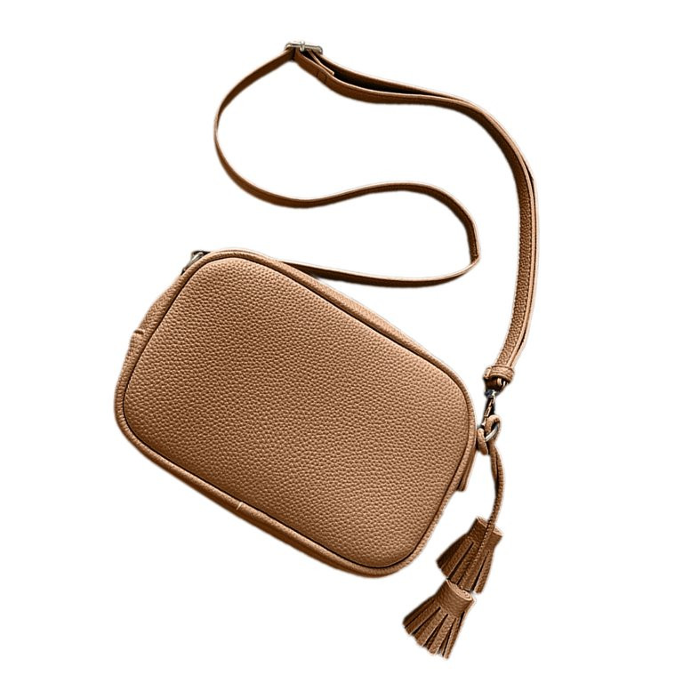 FENOHREFE Sophisticated Small Crossbody Bag With Tassels Detail PU Leather Shoulder Purse Adjusta... | Walmart (US)