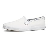 Keds Women's Champion Slip on Sneaker, White Leather, 8.5 Narrow | Amazon (US)