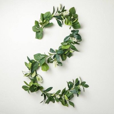 6' Faux Skimmia Plant Garland - Hearth & Hand™ with Magnolia | Target