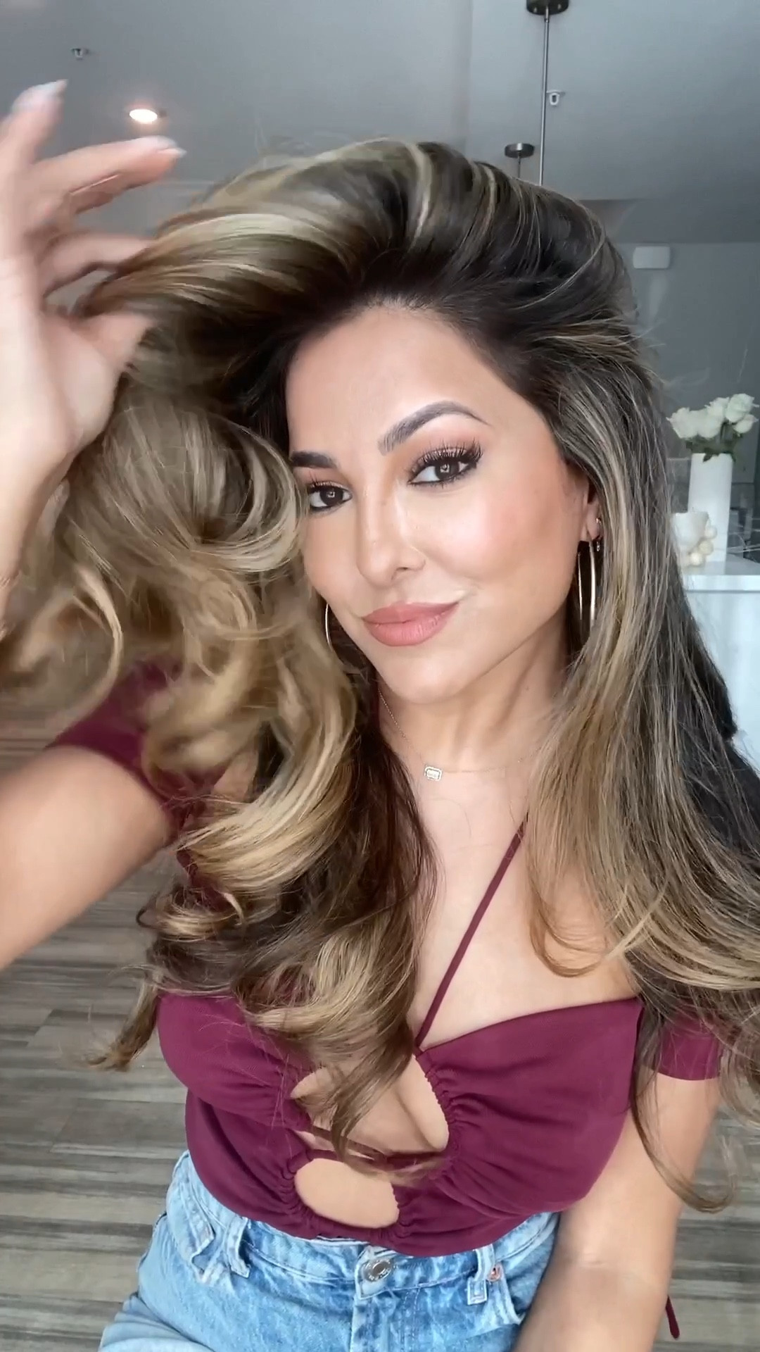 GRWM: How To Give Yourself A Salon Style Blowout At Home Using The Dyson Airwrap — Updated Routine 💫

Here’s a step-by-step tutorial of how I use my new Dyson Airwrap to achieve a voluminous blowout.  I’m using larger sections for looser & sexier curls 💫

For tighter curls that last even longer, use the thinner barrel with smaller sections ✨

Sections: 
•one larger section on the bottom
•two sections of two right above
•two sections in a single row on the crown of the head that are curled and pinned back

Steps:
• first apply a detangler, leave in conditioner, and then a heat protectant
•allow my hair to air dry mostly, and then use the pre-styling dryer to dry the rest
•use the form smoothing brush to smooth out the hair — I absolutely love the results, and often just leave my hair straight with volume 
•curl my hair away from my face by using the extended Airwrap barrel, and hold for 10 seconds
•switch up the cool air for another 3-5 seconds, grab a pin clip and clip the hair at the root (this is especially important for the top section to give added volume at the root)
•pull out the curls after 10-15mins, rub your hands through your hair or grab a thick comb.  I prefer using my hands, it’s super satisfying lol!


#LTKbeauty #LTKunder50 #LTKstyletip