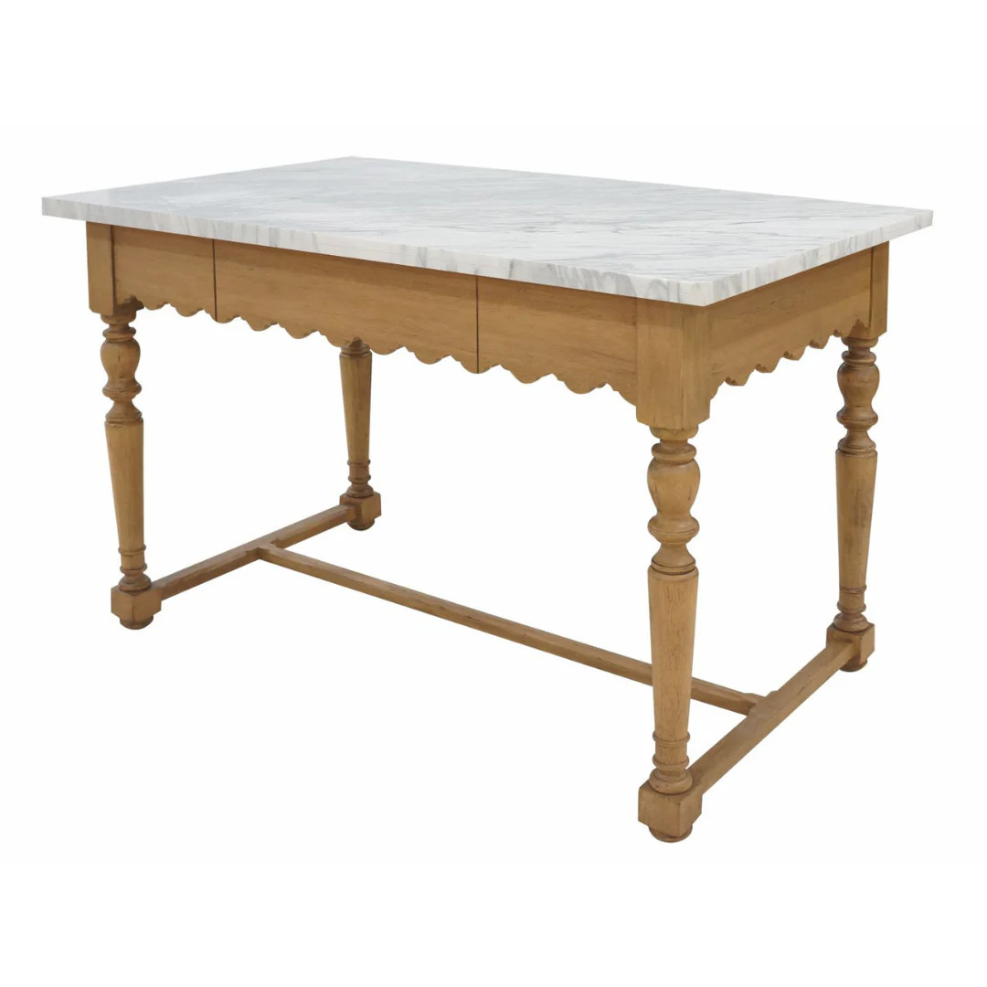 Sadie Scalloped Kitchen Island | Magnolia