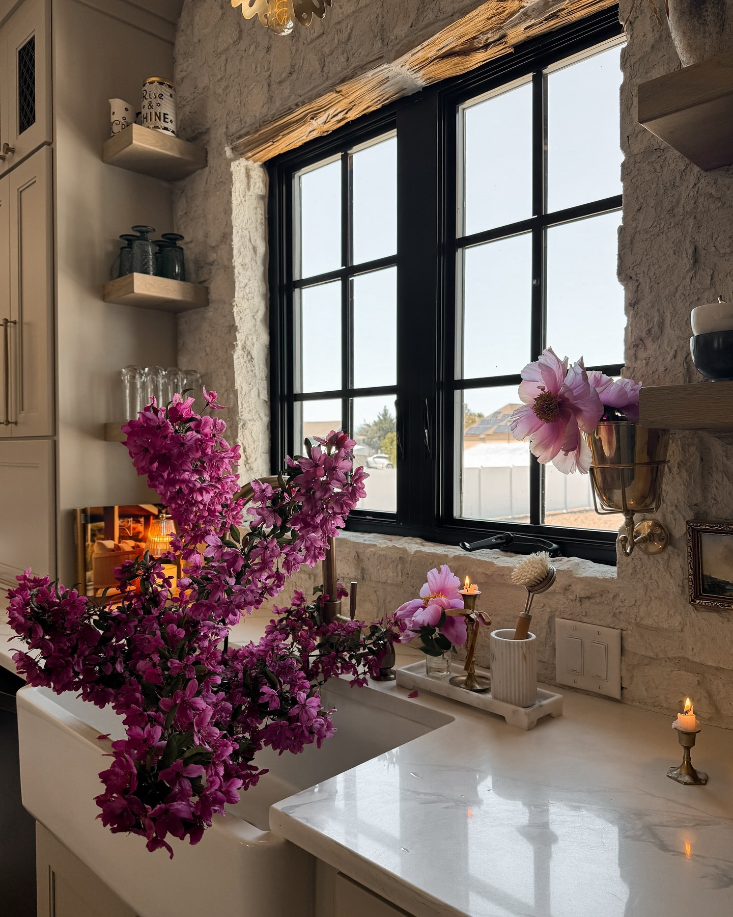 Happy May! 🩷💜It means backyard landscape is in progress and I cannot wait to show you what we have up our sleeves! This weekend is greenhouse building weekend! Meanwhile, here’s some happy snaps from the stems of April!

#LTKSaleAlert #LTKHome