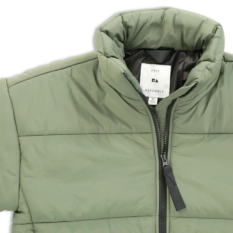 Free Assembly Women's Puffer Jacket | Walmart (US)