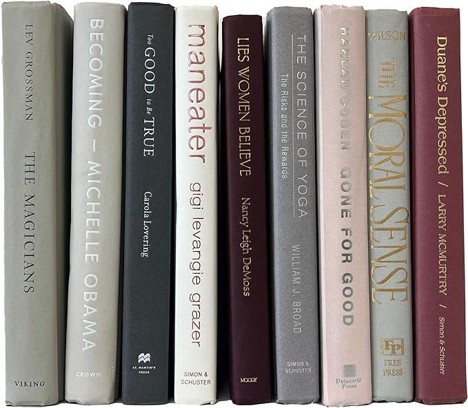 Covogoods Real Books by Color in Custom Curated Sets for Office or Home Decor (7 Books, Custom 09... | Amazon (US)