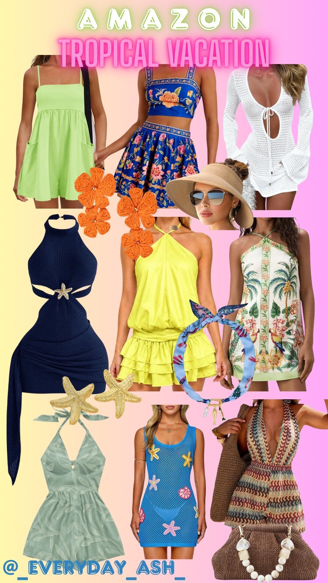 Amazon - vacation edition 🌴🍹🌺

Beach outfit, vacation outfit, tropical vacation, beach dress, two piece set, romper, summer accessories, Amazon accessories

#LTKgrwm #LTKootd #LTKTravel