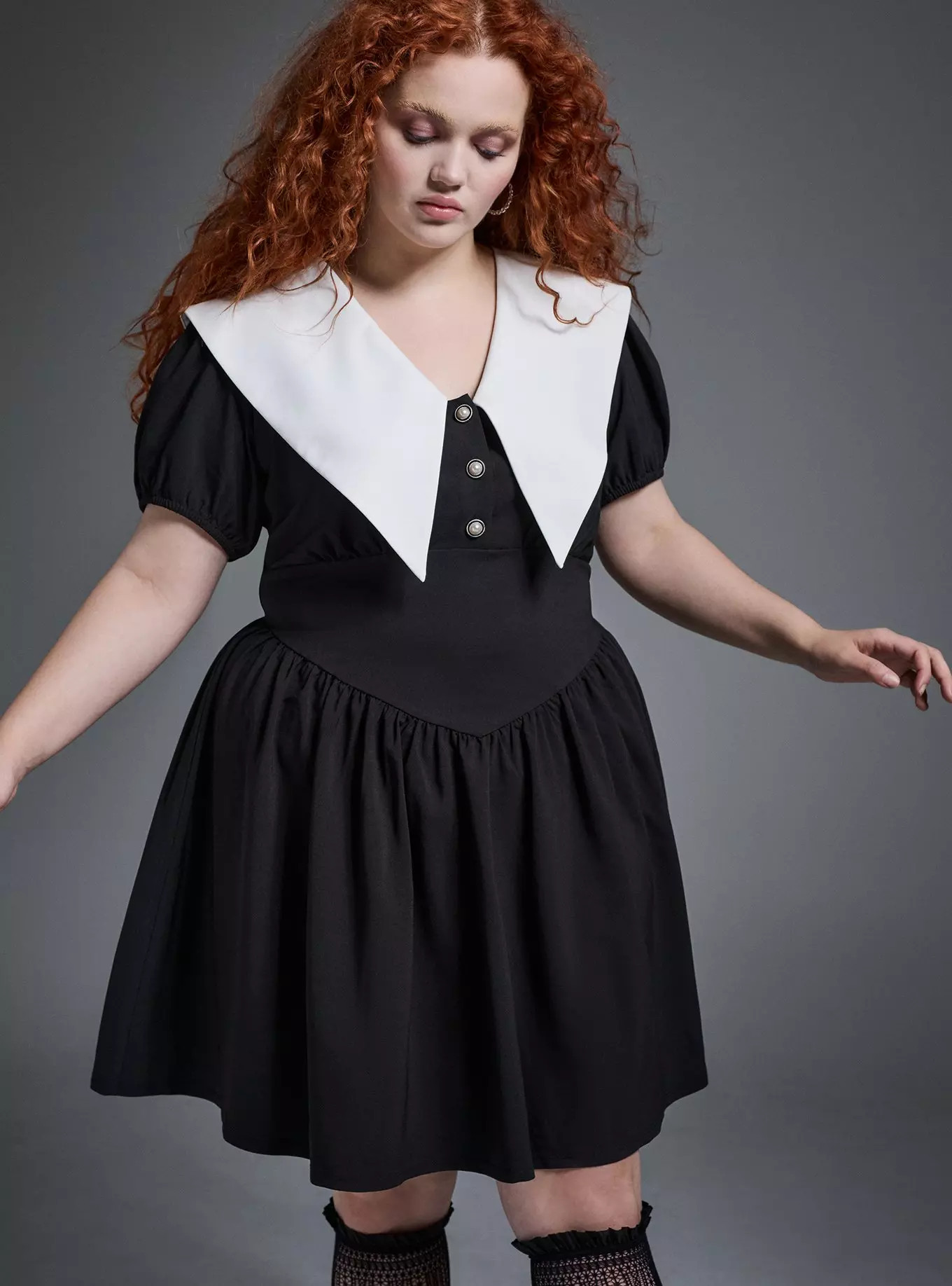 Nightfall Collared Mini Dress | Torrid (US & Canada)
