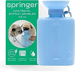 Springer Dog Water Bottle | Portable Travel Water Bottle Dispenser for Dogs - As Seen on Shark Ta... | Amazon (US)