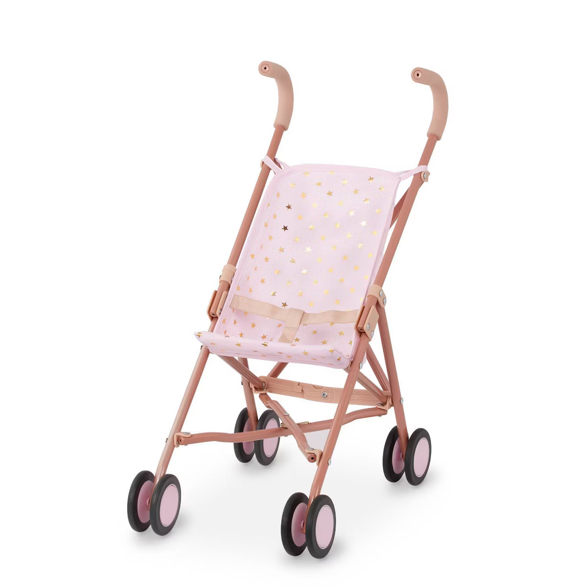 LullaBaby Doll Stroller Fold-Up Accessory - Gold Star Print: Fits 14 Inch Dolls, Baby & Infant Th... | Target