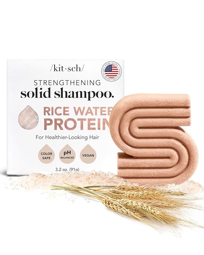 Kitsch Rice Water Shampoo Bar for Hair Growth | Vegan & All Natural Hair Growth Shampoo Bar | Mad... | Amazon (US)