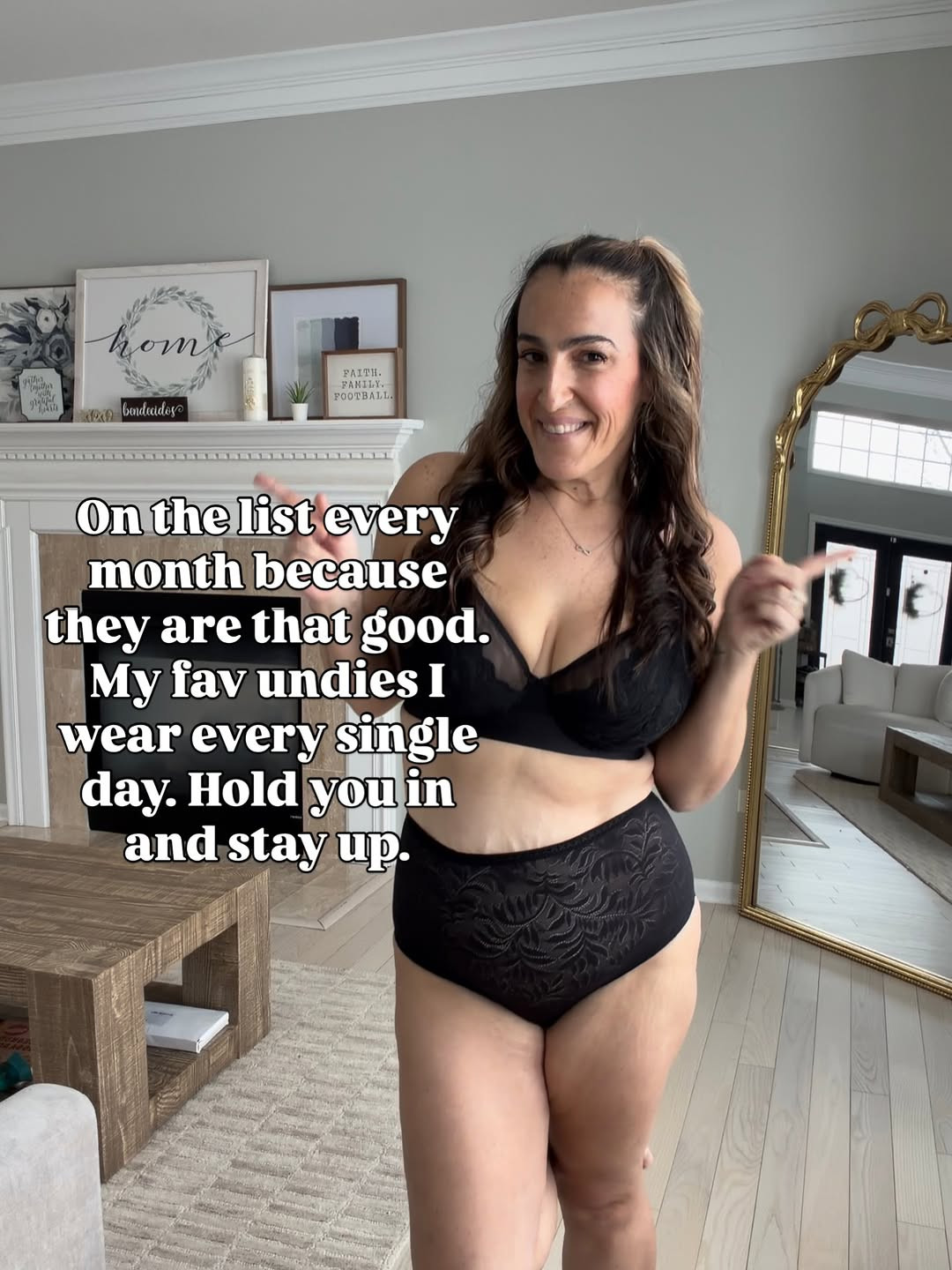 Wearing a medium 

 #LTKmomlife #LTKOver40 #LTKMidsize