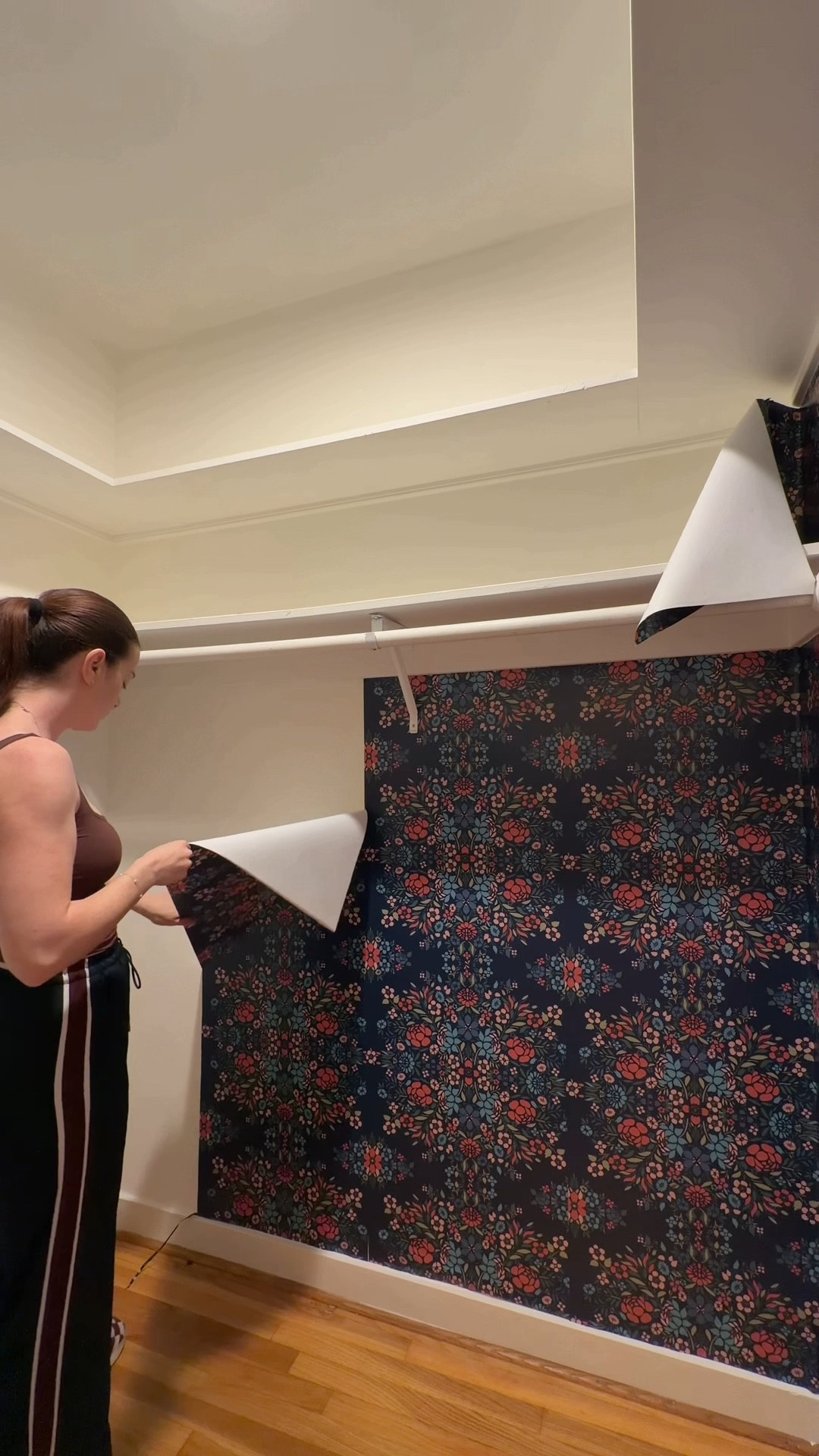 Peel and stick wallpaper is the Roommates brand - I’ve linked a few of their current options!