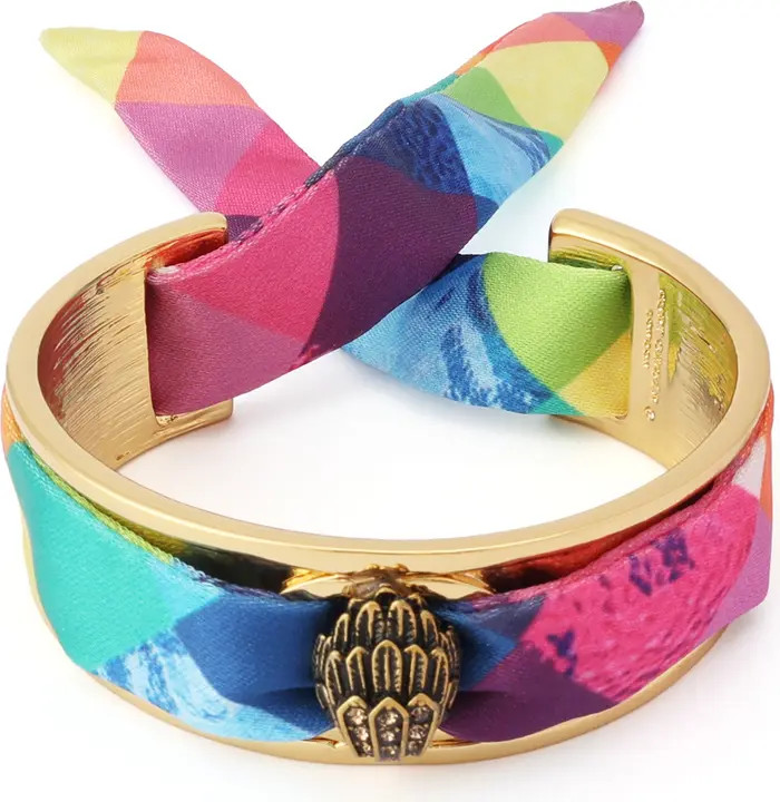 Kurt Geiger London Stained Fabric Tie Bracelet | Nordstrom | Nordstrom
