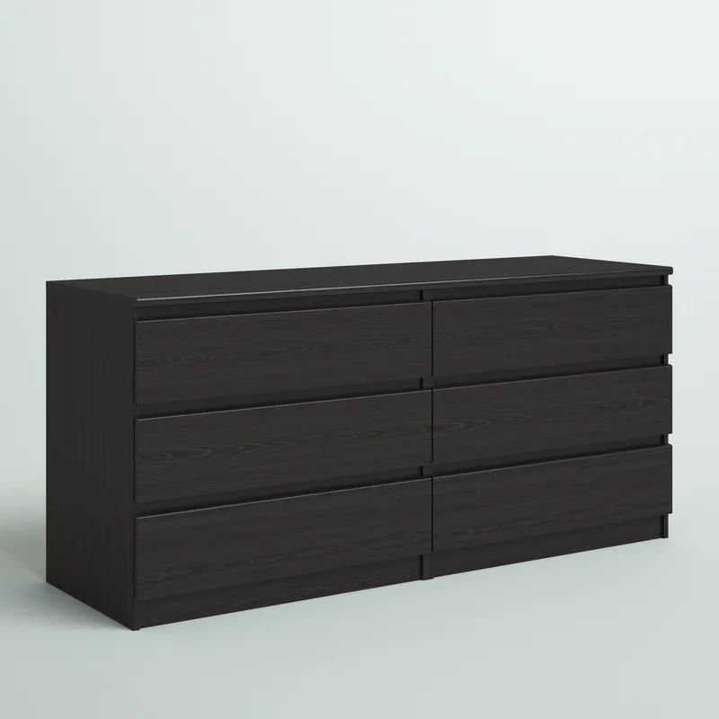 Kepner 6 Drawer 60.5" W Double Dresser | Wayfair North America