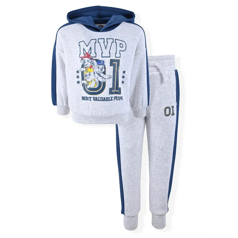 Paw Patrol Baby and Toddler Boy Fleece Hoodie and Jogger Outfit Set, 2-Piece, Sizes 12M-5T | Walmart (US)