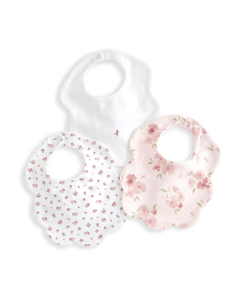 Scalloped Bibs (Set of 3) | Mamas & Papas