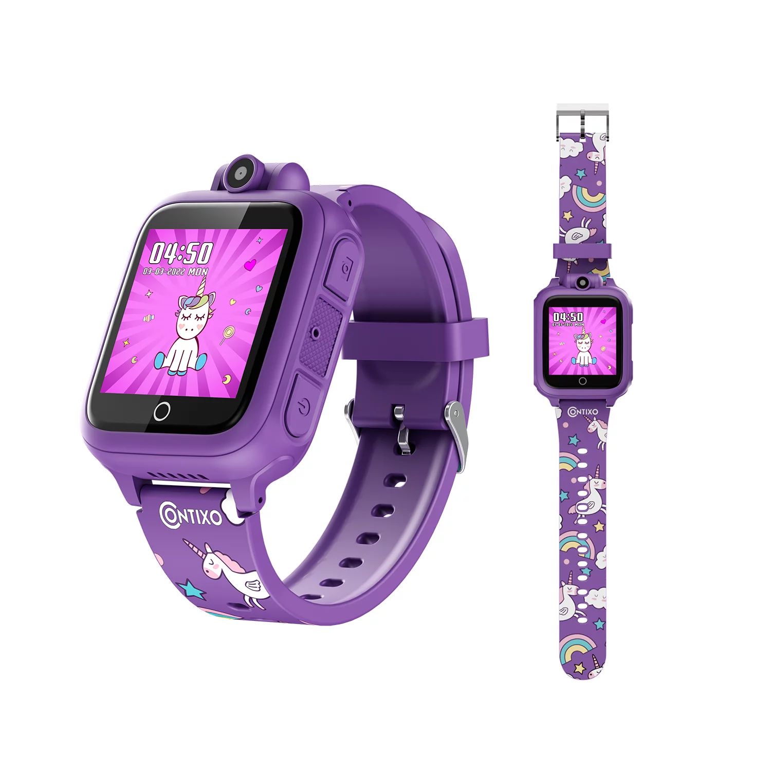 Contixo Smart Watch for Kids, Aged 3-12 Years old - HD Touch Screen with Camera and Games - Purpl... | Walmart (US)