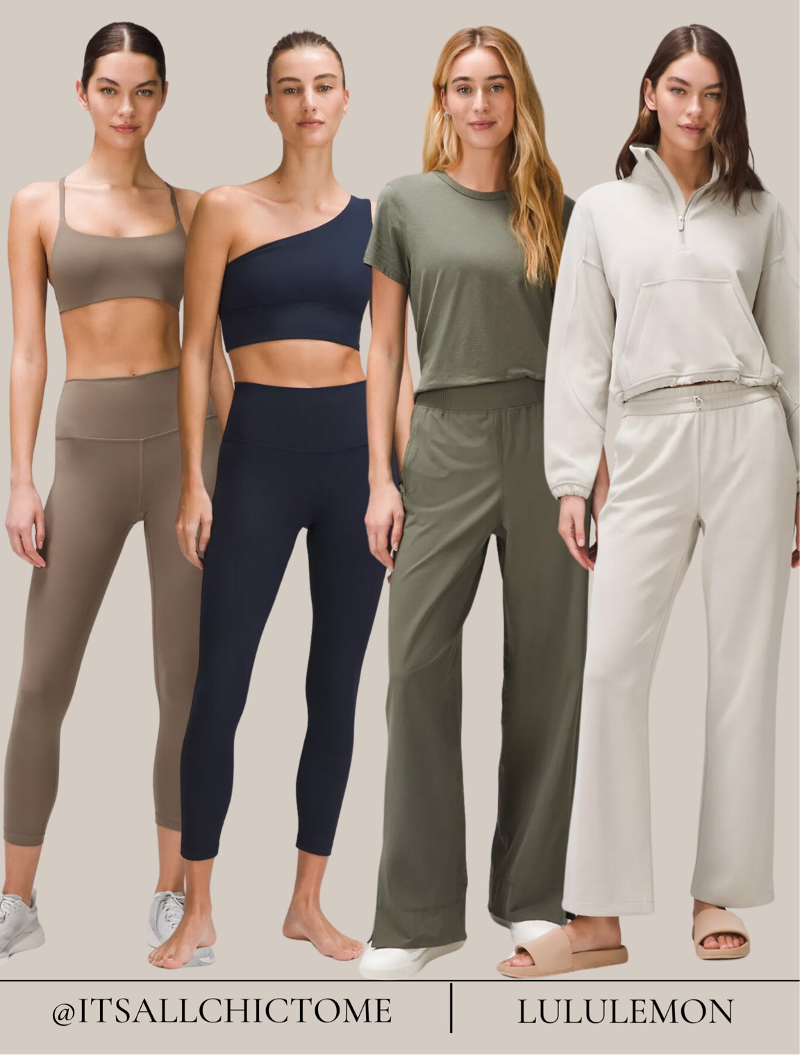 New lululemon sets I’m loving! I wear a 0 in align leggings, 2 in wunder under and sweatpants. I do a size 4 in all bras, tanks and tops. 

#LTKfitness