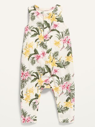 Unisex Sleeveless Henley One-Piece for Baby | Old Navy (US)