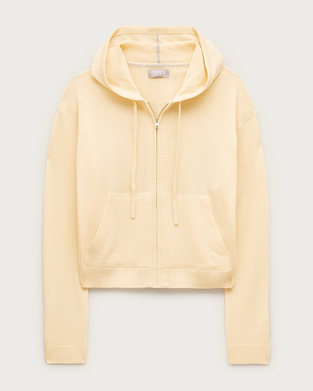 Cashmere full-zip hoodie | J. Crew US