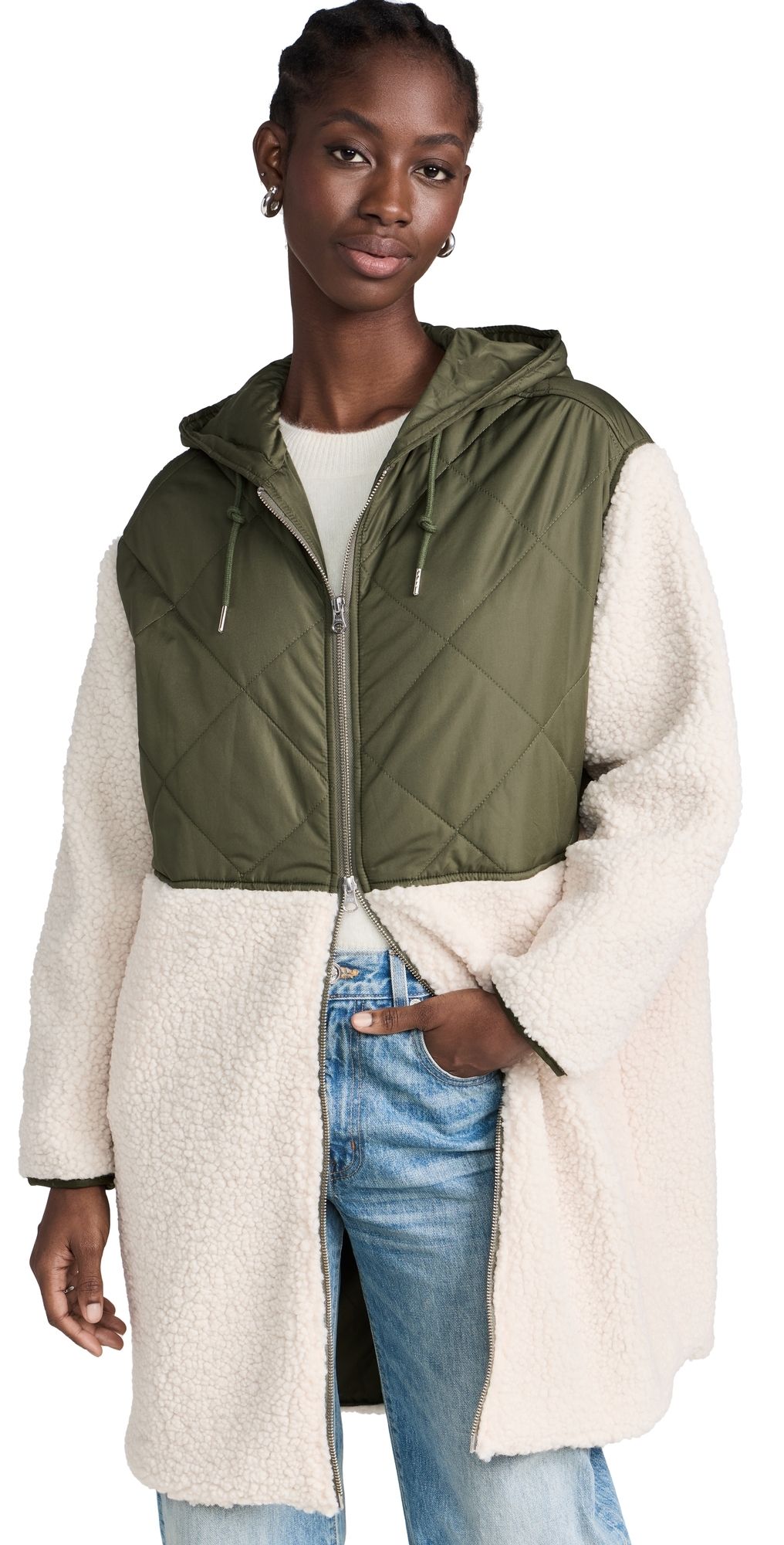 NSF Hammond Zip Front Anorak | Shopbop | Shopbop