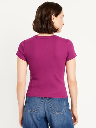 Snug Crop T-Shirt | Old Navy (CA)