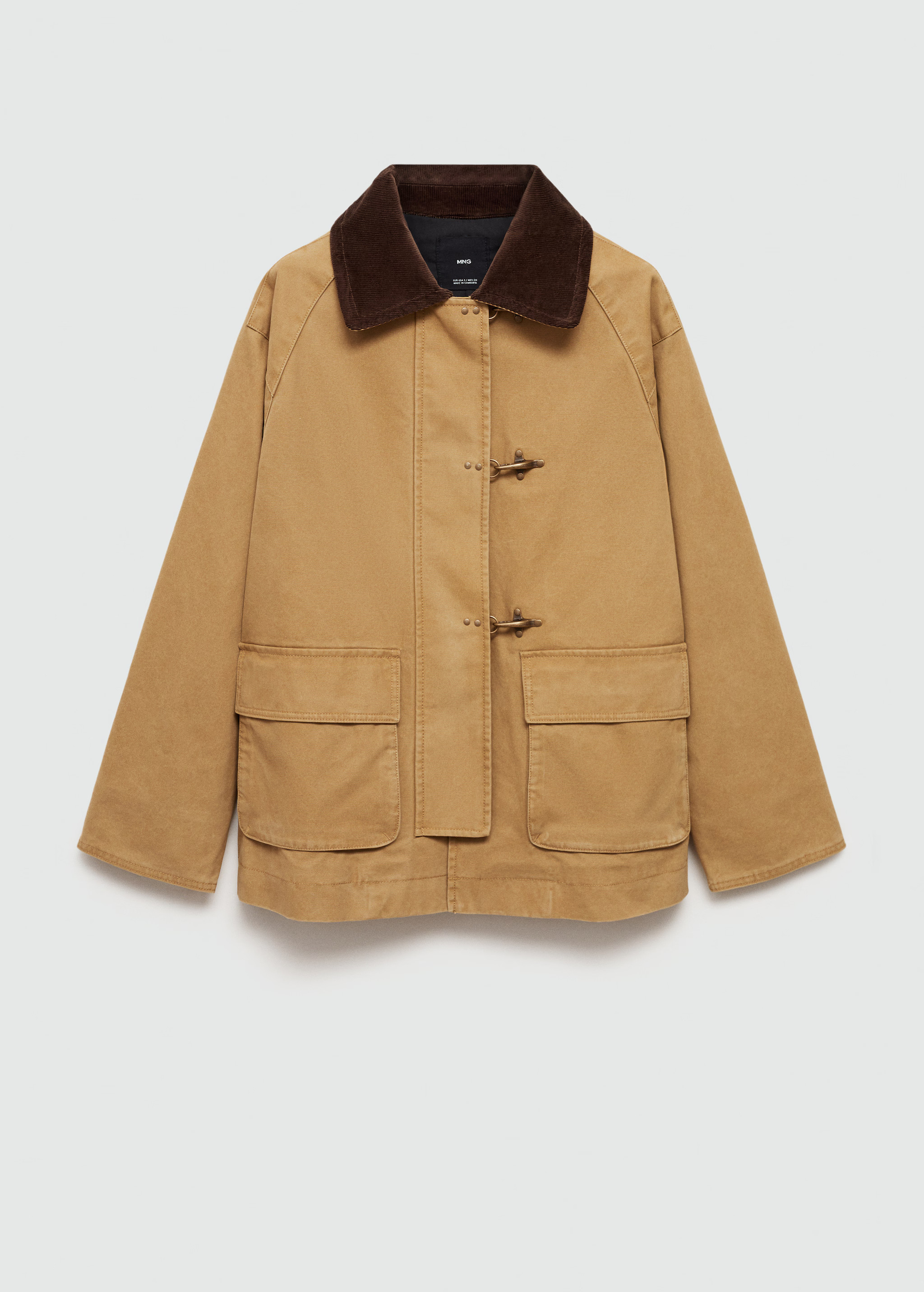 Pockets cotton parka | MANGO (US)