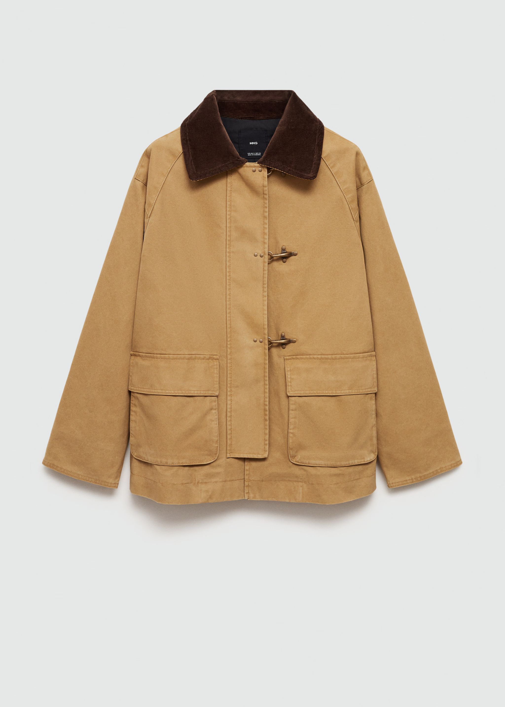 Pockets cotton parka | MANGO (US)