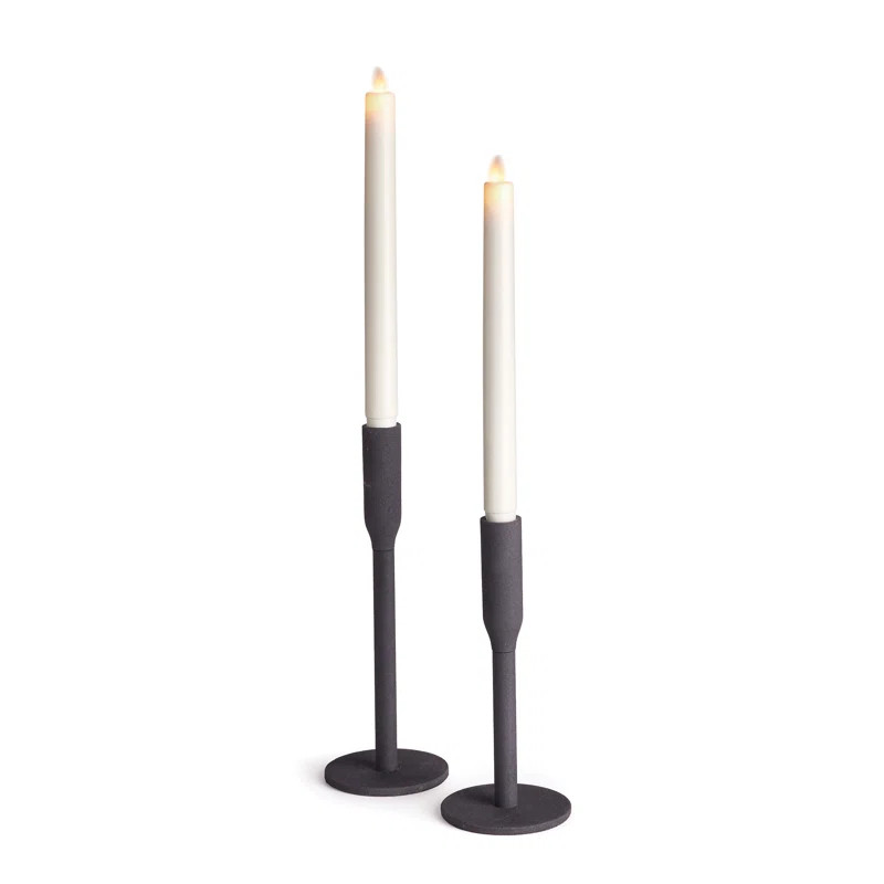 2 Piece Metal Tabletop Candlestick Set | Wayfair North America