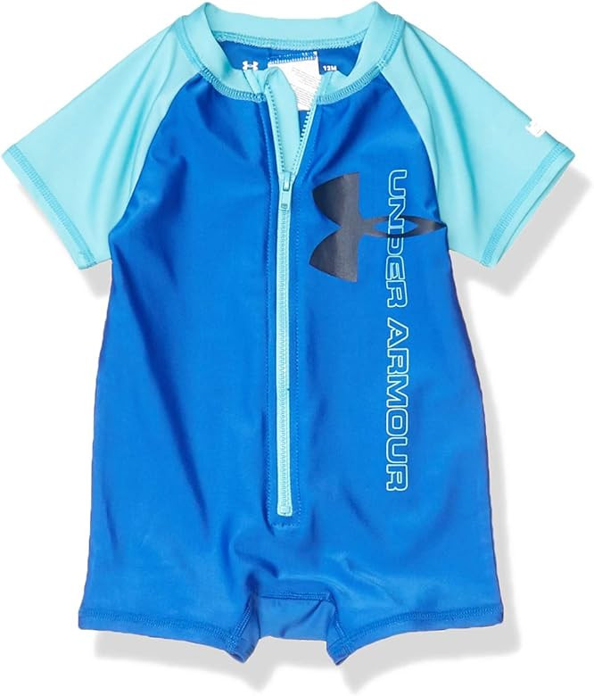 Boys' Baby Ua Colorblocked UPF Sunsuit | Amazon (US)