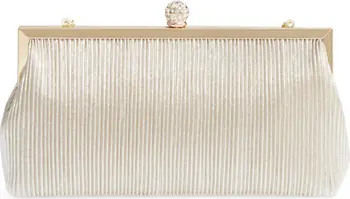 Nina Aneka Pleated Shine Clutch | Nordstrom | Nordstrom