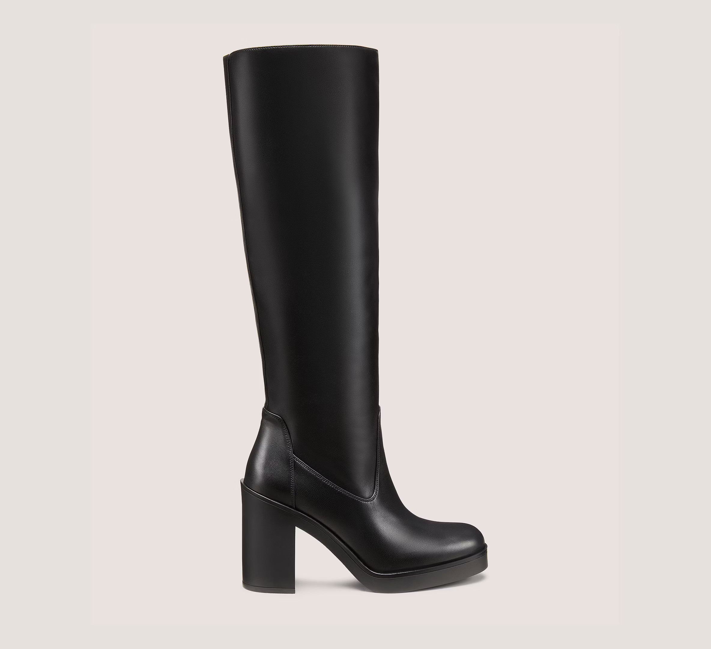 Stuart Weitzman Bethenny 80 Boot, Black Nappa Leather, Size: 10.5 Medium | Stuart Weitzman (US)