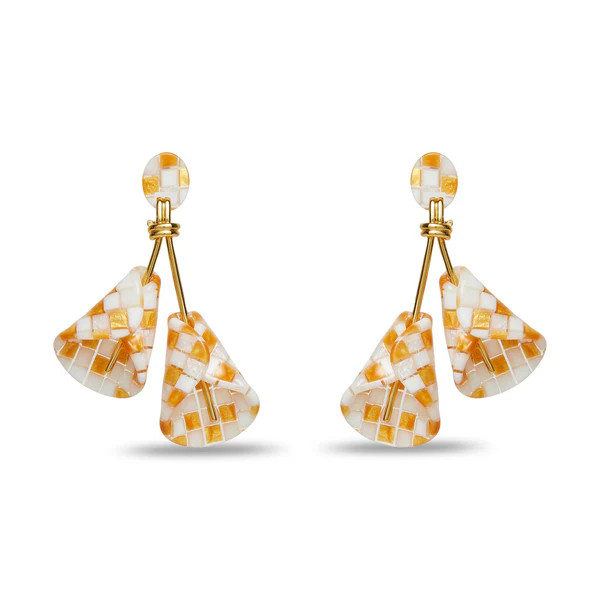 WICKER CALLA LILY EARRINGS | LELE SADOUGHI